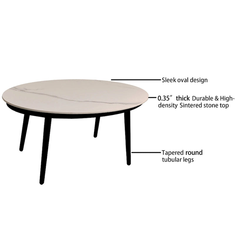 Ensemble de canapés de conversation/discussion 2 pièces en aluminium pour patio extérieur