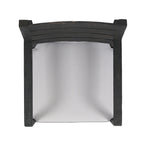 Ensemble de mobilier de jardin en bois d'acacia, ensemble de salle à manger extensible 7 pièces avec coussin imperméable et table rectangulaire