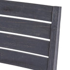 Ensemble de mobilier de jardin en bois d'acacia, ensemble de salle à manger extensible 7 pièces avec coussin imperméable et table rectangulaire