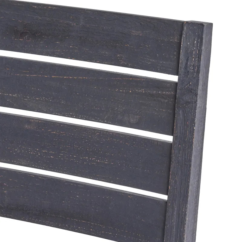 Ensemble de mobilier de jardin en bois d'acacia, ensemble de salle à manger extensible 7 pièces avec coussin imperméable et table rectangulaire