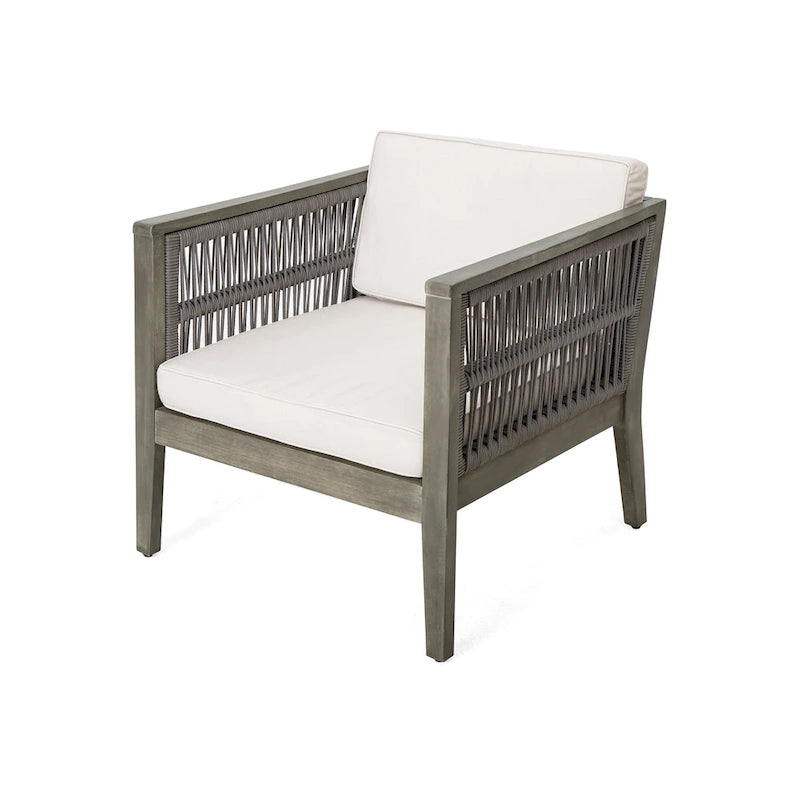 Ensemble de mobilier de jardin 4 pièces avec table basse