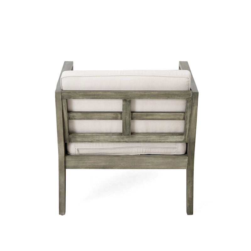 Ensemble de mobilier de jardin 4 pièces avec table basse