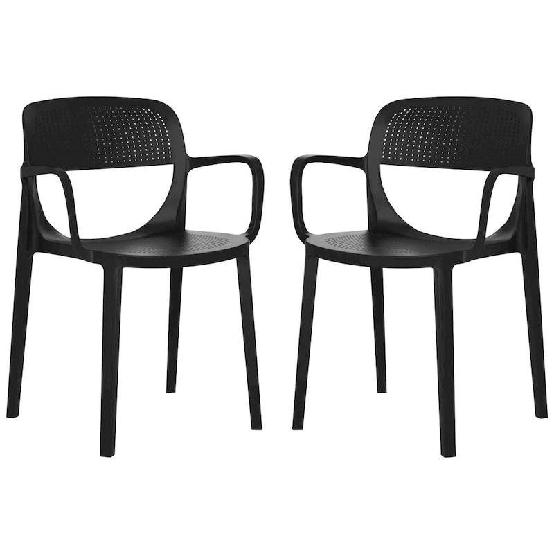 Frond and Form Outdoor Stacking Dining Armchair (Set of 2)