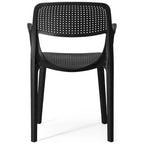 Fauteuil de salle à manger d'extérieur empilable Frond and Form (lot de 2)