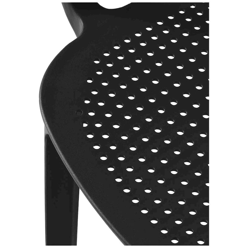 Fauteuil de salle à manger d'extérieur empilable Frond and Form (lot de 2)