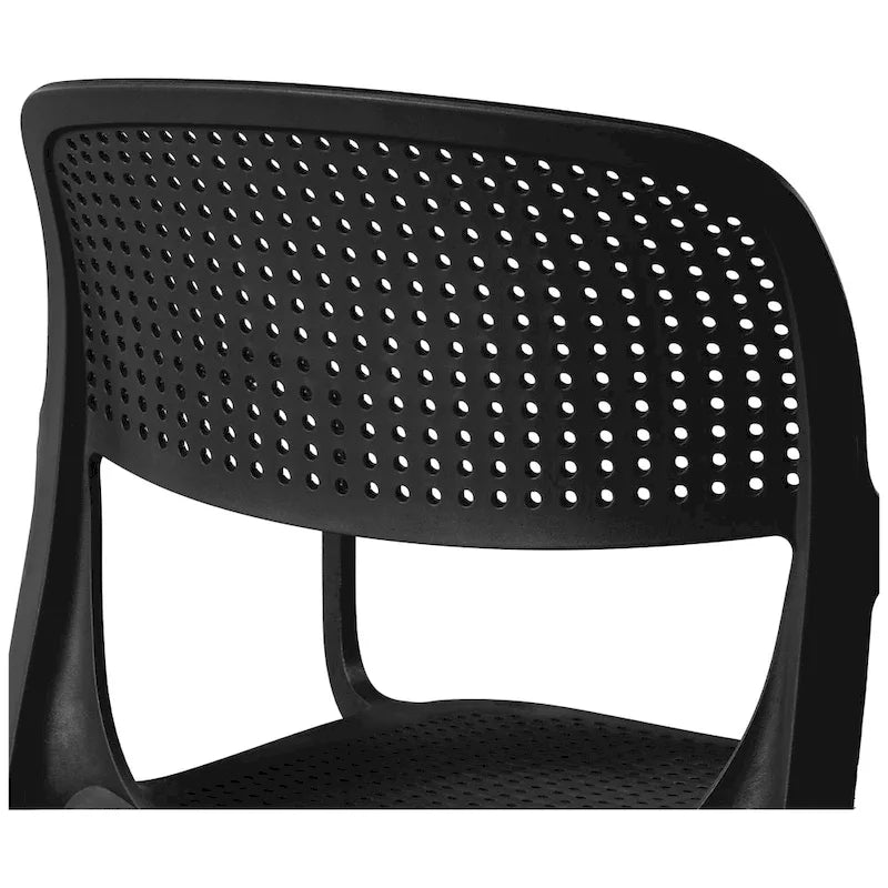 Fauteuil de salle à manger d'extérieur empilable Frond and Form (lot de 2)