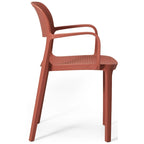 Fauteuil de salle à manger d'extérieur empilable Frond and Form (lot de 2)