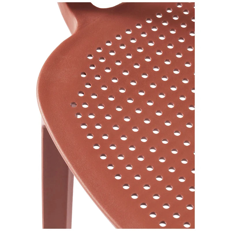 Fauteuil de salle à manger d'extérieur empilable Frond and Form (lot de 2)