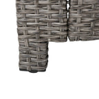 Ensemble de conversation Puerta Outdoor 7 places en résine tressée avec coussins, par Christopher Knight Home