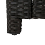 Ensemble de conversation Puerta Outdoor 7 places en résine tressée avec coussins, par Christopher Knight Home