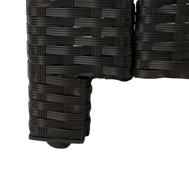 Ensemble de conversation Puerta Outdoor 7 places en résine tressée avec coussins, par Christopher Knight Home