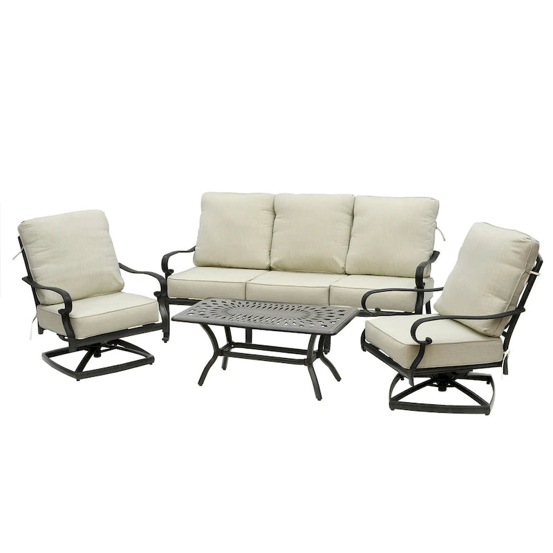Windsor Collection 4-Piece All-Weather Conversation Set - 74 inches