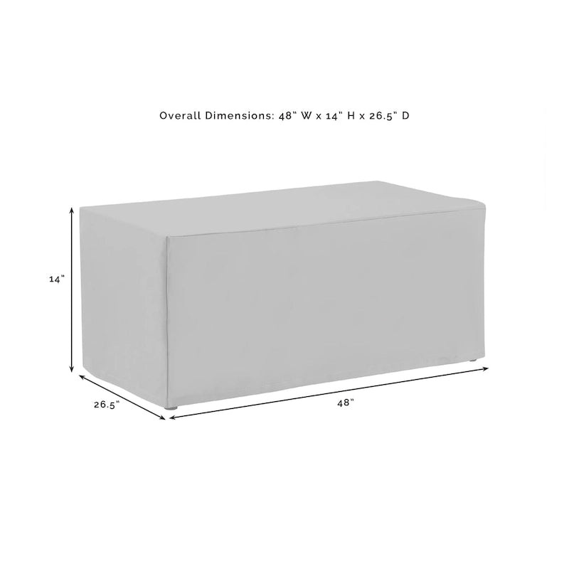 Housse de protection pour table rectangulaire d'extérieur Crosley - 122 cm (L) x 93 cm (P) x 36 cm (H)