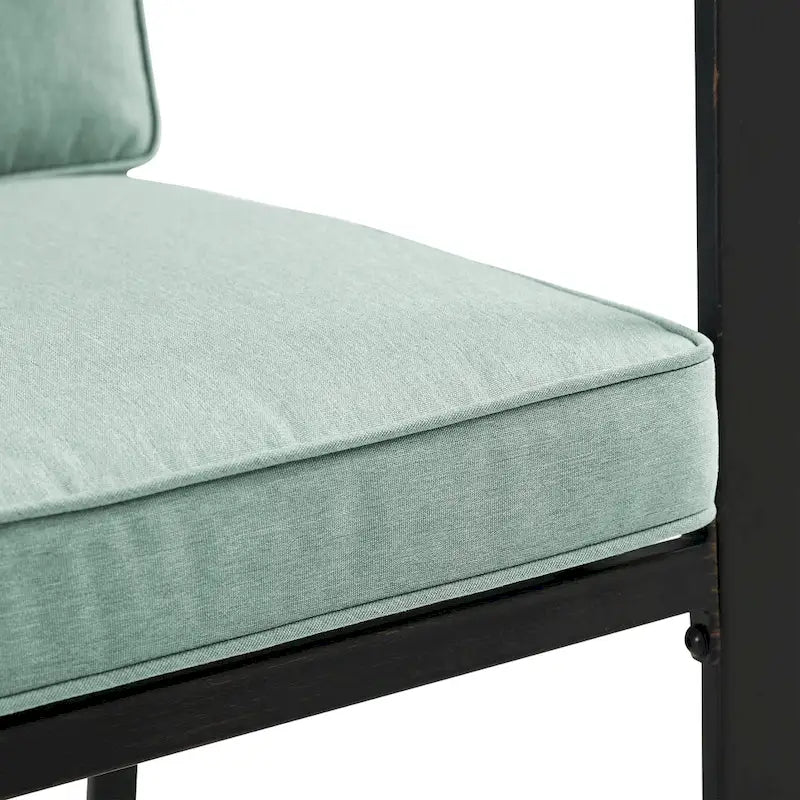 Ensemble de salle à manger d'extérieur Crosley Kaplan 7 pièces - 122 cm (L) x 99 cm (P) x 37 cm (H)