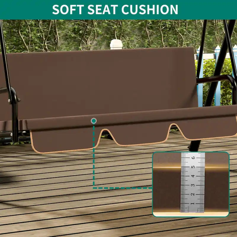 Balançoire de véranda pour 2 personnes