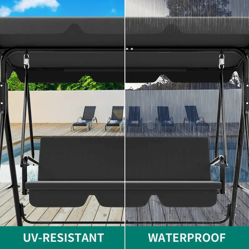 Balançoire de véranda pour 2 personnes