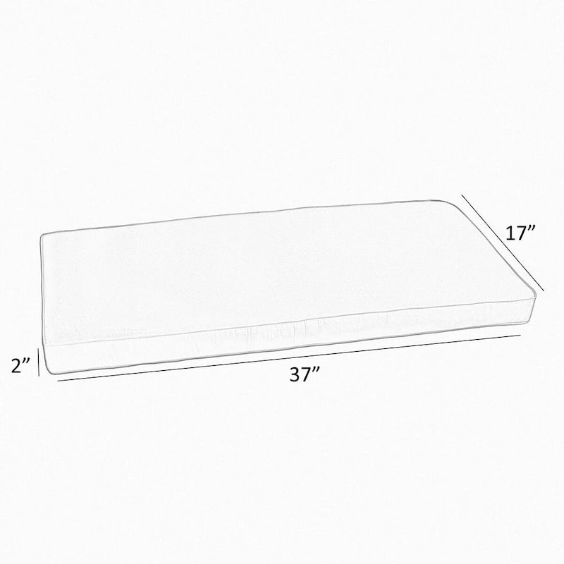 Coussin de banc d'extérieur Sorra Home Outdura