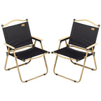 Lot de 2 chaises de camping pliantes légères