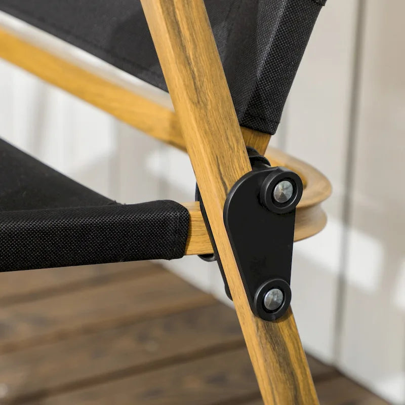 Lot de 2 chaises de camping pliantes légères