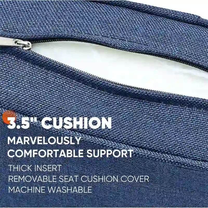 Canapé-lit d'extérieur deux places avec fauteuil à bascule, ensemble de chaises de patio - Marron