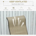 Fauteuil berçant d'extérieur avec mécanisme de bascule fluide