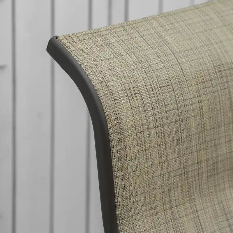 Fauteuil berçant d'extérieur avec mécanisme de bascule fluide