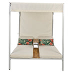 Bain de soleil d'extérieur avec coussins