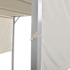 Bain de soleil d'extérieur avec coussins