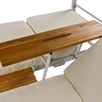 Bain de soleil d'extérieur avec coussins