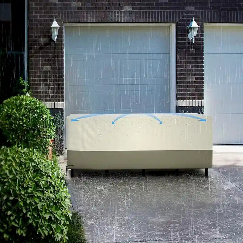 Housse de mobilier de jardin Royalcraft, résistante et imperméable, beige