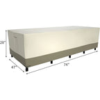 Housse de mobilier de jardin Royalcraft, résistante et imperméable, beige