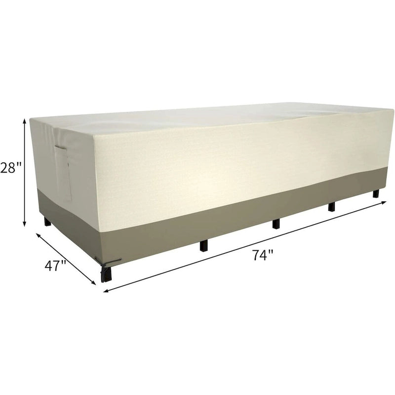 Housse de mobilier de jardin Royalcraft, résistante et imperméable, beige