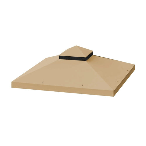 10x10Ft Outdoor Patio Gazebo Replacement Double Canopy Top Cover Only